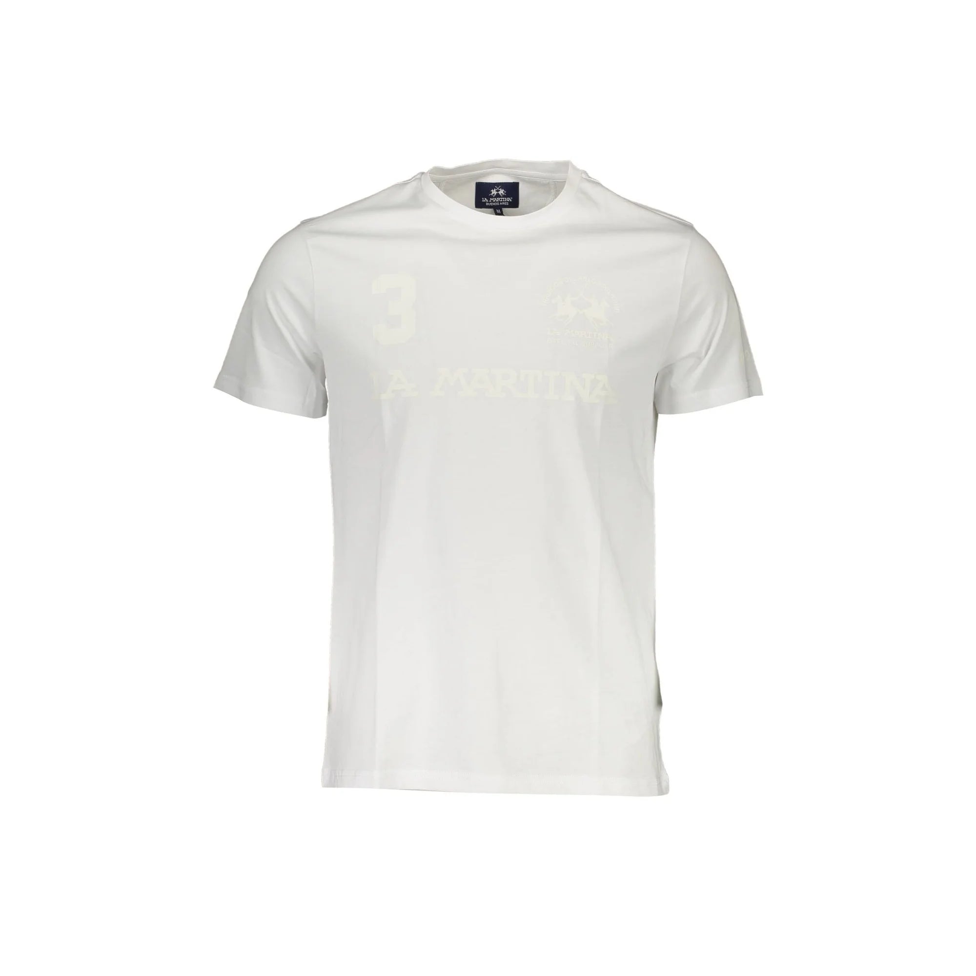 LA MARTINA T-SHIRT MANICHE CORTE UOMO BIANCO