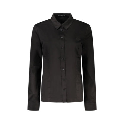 Guess Jeans Camicia Maniche Lunghe Donna Nera Ricamo Camicie Nero - foto prodotto
