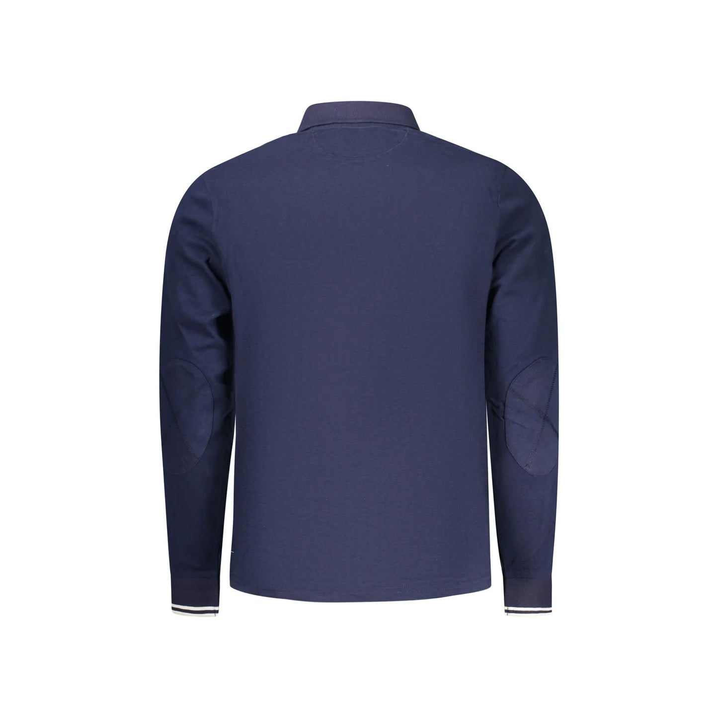 North Sails Polo Maniche Lunghe Uomo Blu Ricamo - vista 2
