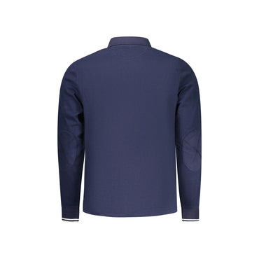 North Sails Polo Maniche Lunghe Uomo Blu Ricamo - vista 2