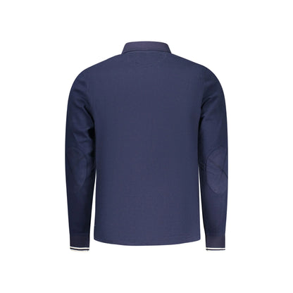 North Sails Polo Maniche Lunghe Uomo Blu Ricamo - vista 2