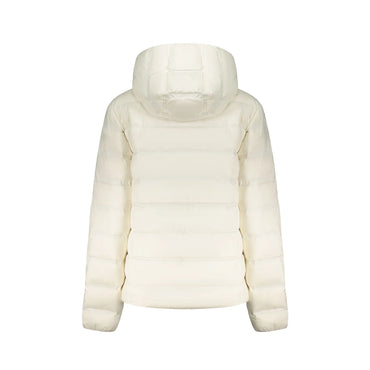 Tommy Hilfiger Giubbotto Donna Bianco Cappuccio Ricamo Logo Giubbotti e Giacche - vista 2