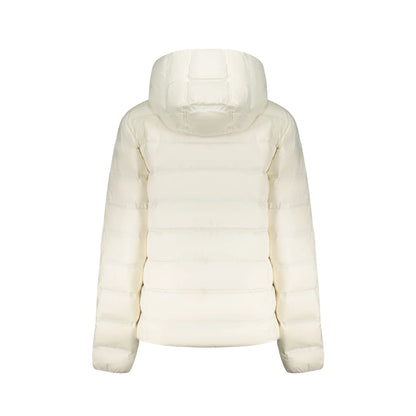 Tommy Hilfiger Giubbotto Donna Bianco Cappuccio Ricamo Logo Giubbotti e Giacche - vista 2