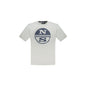North Sails T-Shirt Maniche Corte Uomo Grigia Stampa Logo Grigio - foto prodotto