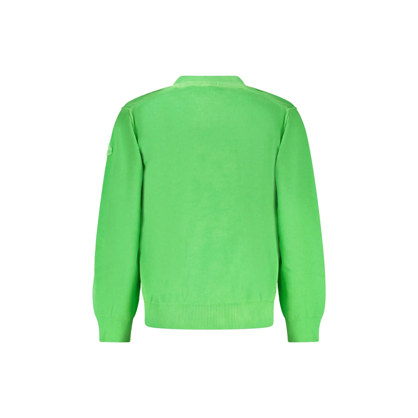 North Sails Maglia Bambino Verde Girocollo Maniche Lunghe Logo Maglie - vista 2