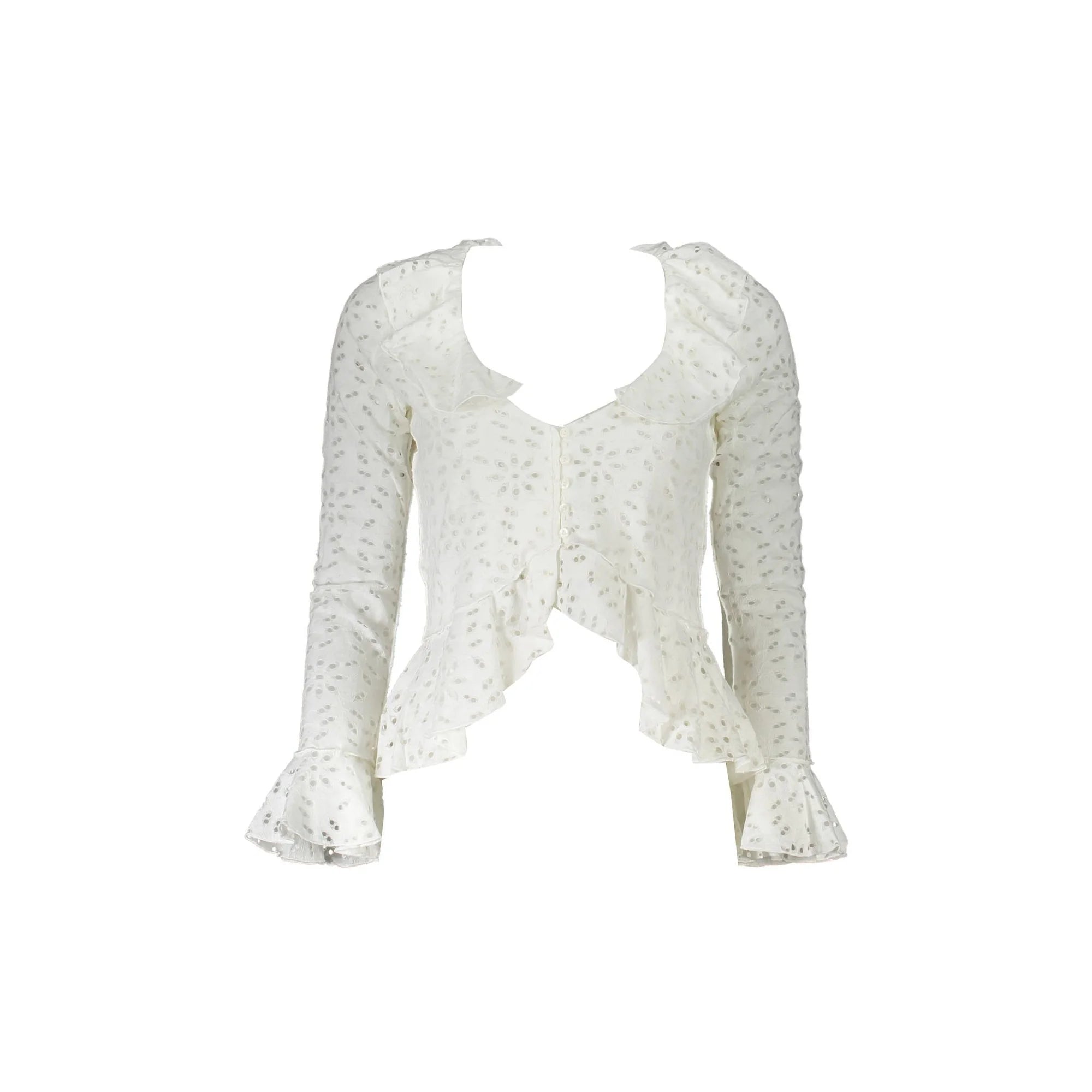 DESIGUAL CAMICIA MANICHE LUNGHE DONNA BIANCO