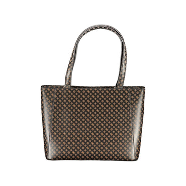 GUESS JEANS Borsa Donna a Spalla Marrone Arlena Logo con Scomparti Borse - vista 2