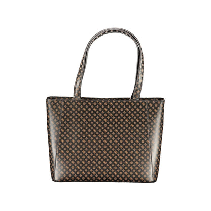 GUESS JEANS Borsa Donna a Spalla Marrone Arlena Logo con Scomparti Borse - vista 2