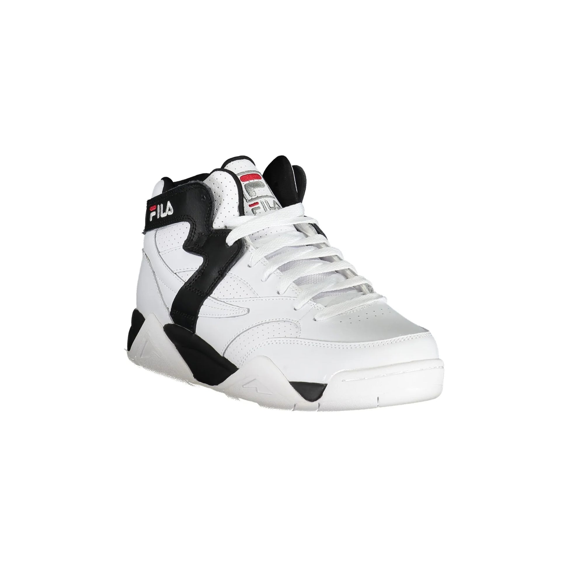 FILA Scarpe Sportive Alte Uomo Bianche con Dettagli a Contrasto Sneakers bianco - vista 2