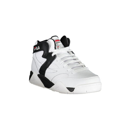 FILA Scarpe Sportive Alte Uomo Bianche con Dettagli a Contrasto Sneakers bianco - vista 2