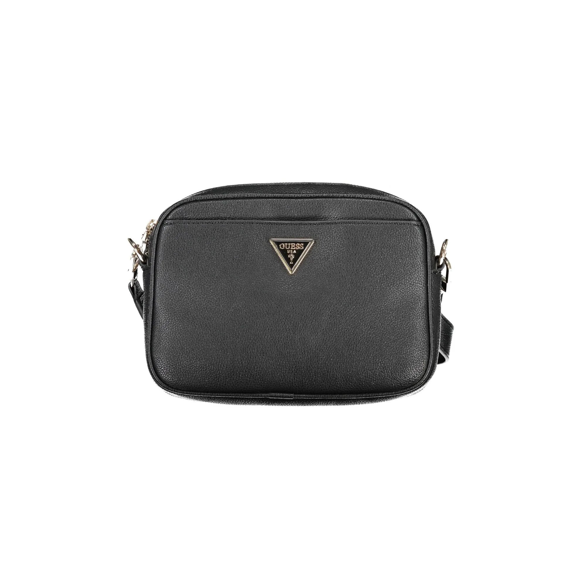 GUESS JEANS Borsa Donna a Tracolla Nera con Chiusura Zip Borse Nero - foto prodotto