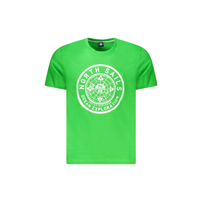 North Sails T-Shirt Maniche Corte Uomo Verde Stampa - foto prodotto