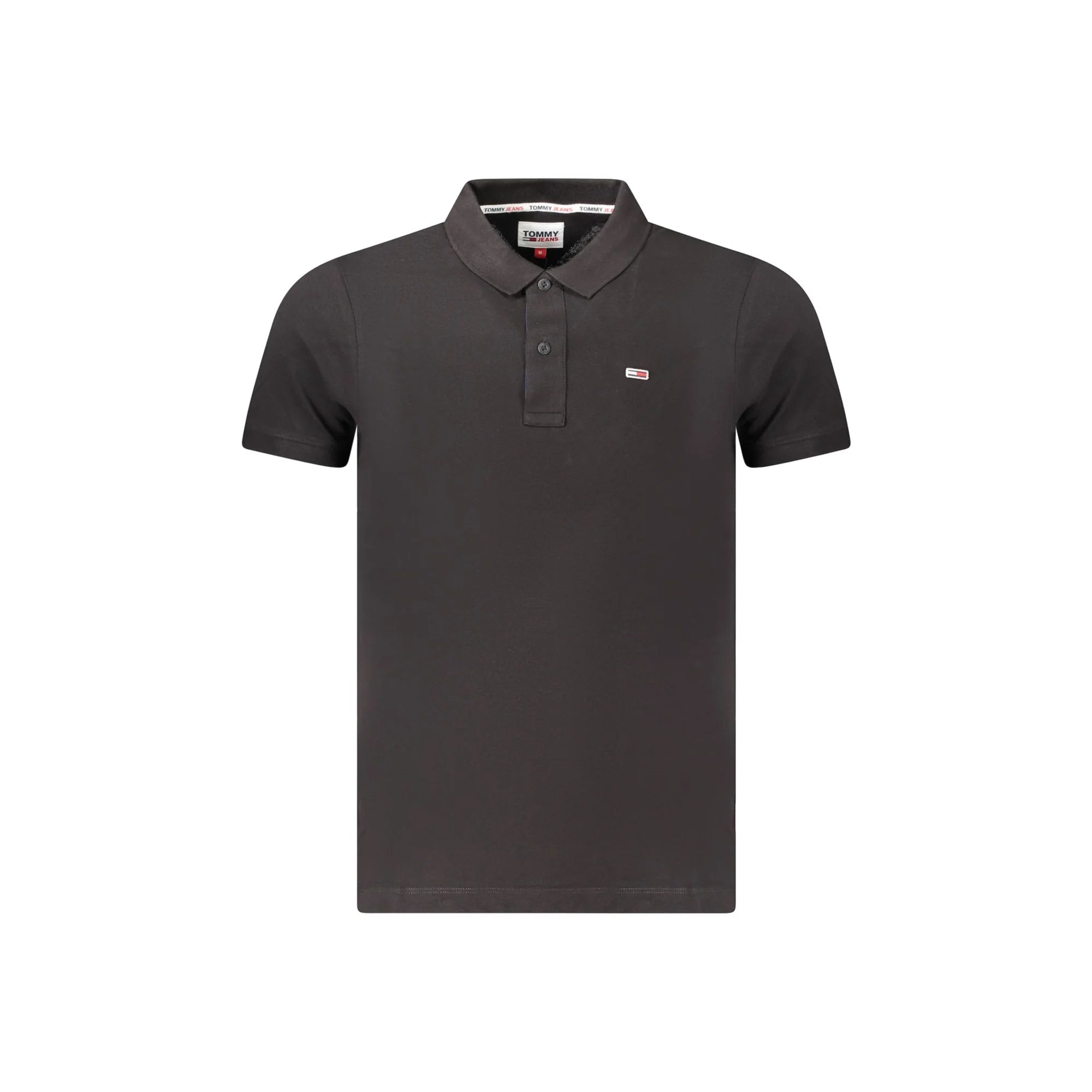 Tommy Hilfiger Polo Maniche Corte Uomo Nera Logo Nero - foto prodotto