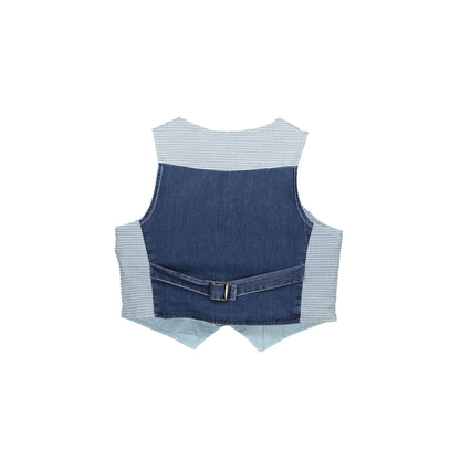 GUESS MARCIANO GILET BAMBINO AZZURRO