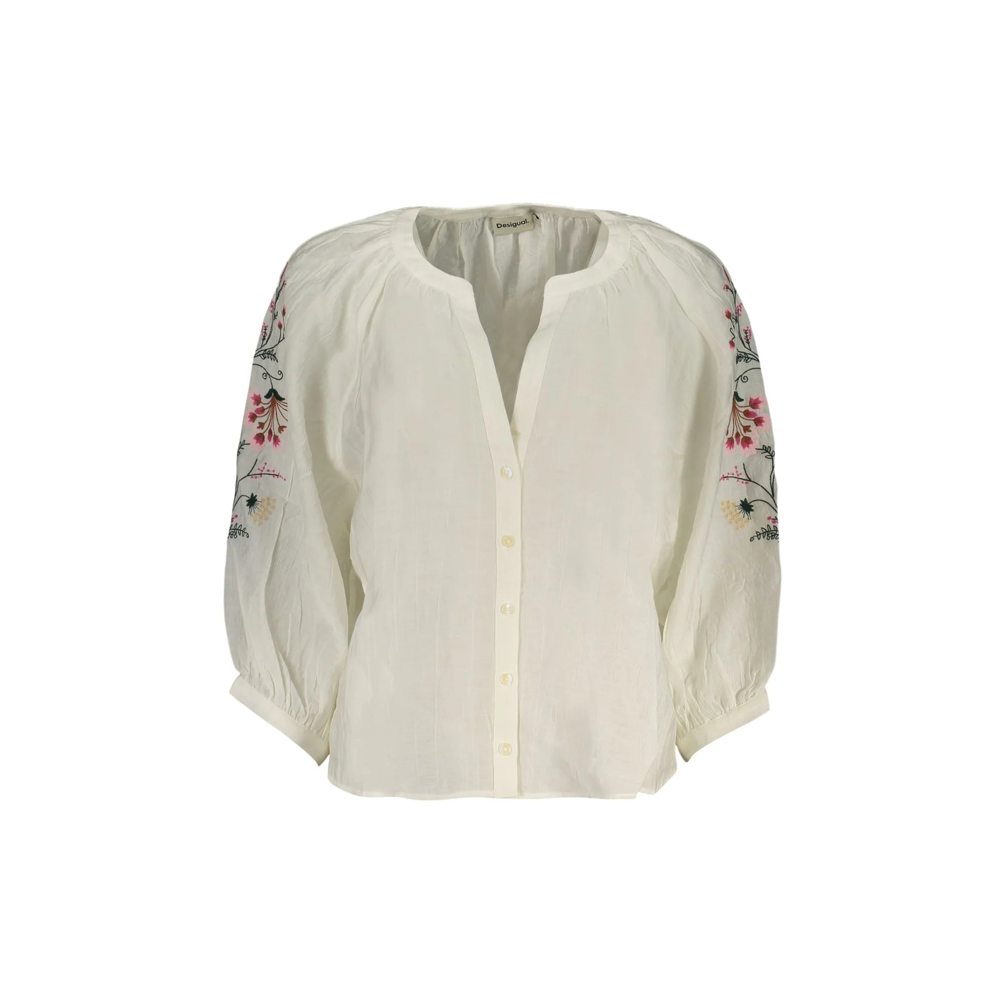 DESIGUAL CAMICIA MANICHE LUNGHE DONNA BIANCO