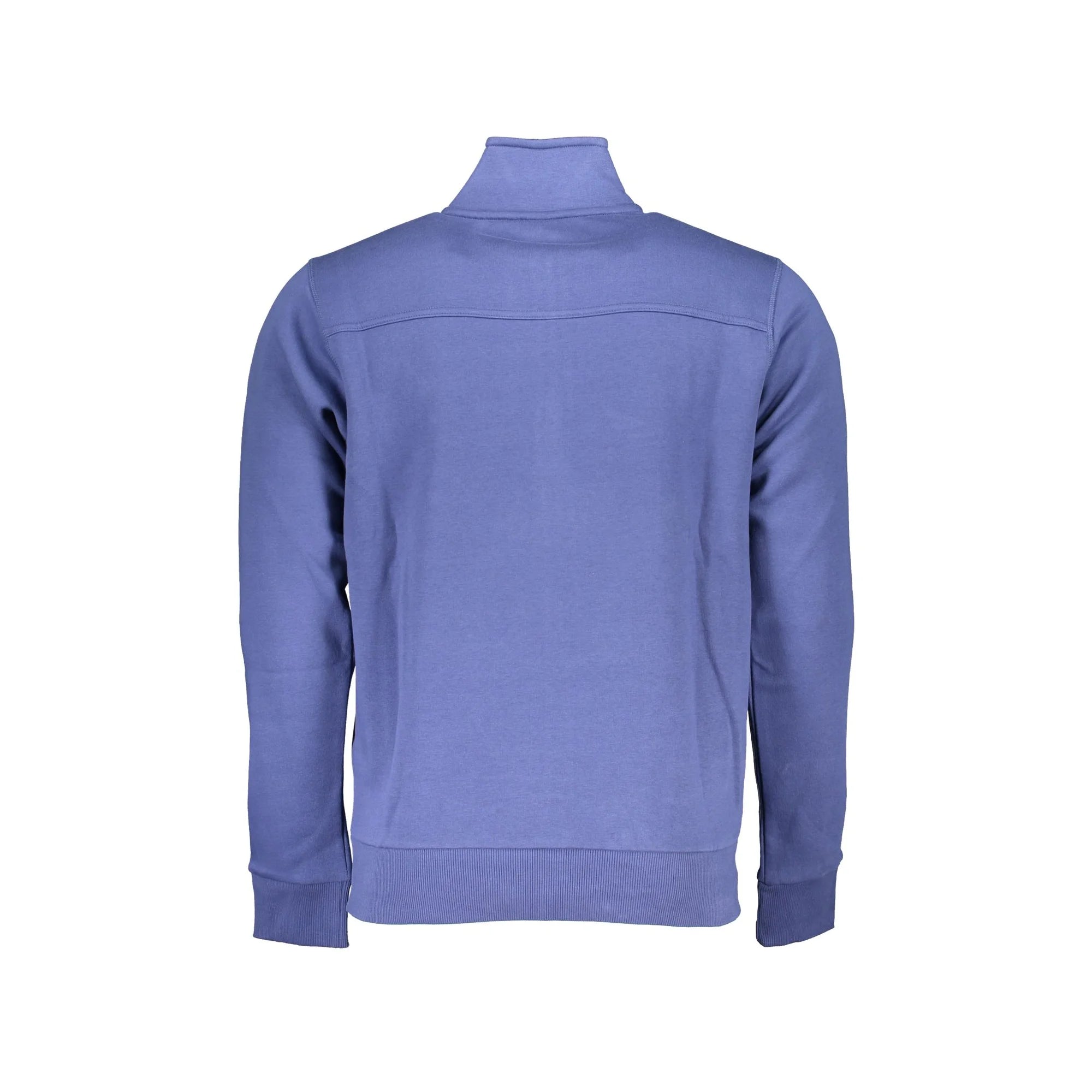 U.S. GRAND POLO FELPA CON ZIP UOMO BLU