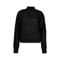 Guess Jeans Maglia Donna Nera Collo a Lupetto Logo Maglie Nero - foto prodotto