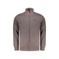 Norway 1963 Felpa Uomo Marrone con Zip Felpata Applicazione Logo Felpe - foto prodotto