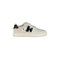 CALVIN KLEIN Scarpe Sneakers Uomo Bianche con Dettagli a Contrasto Bianco - foto prodotto