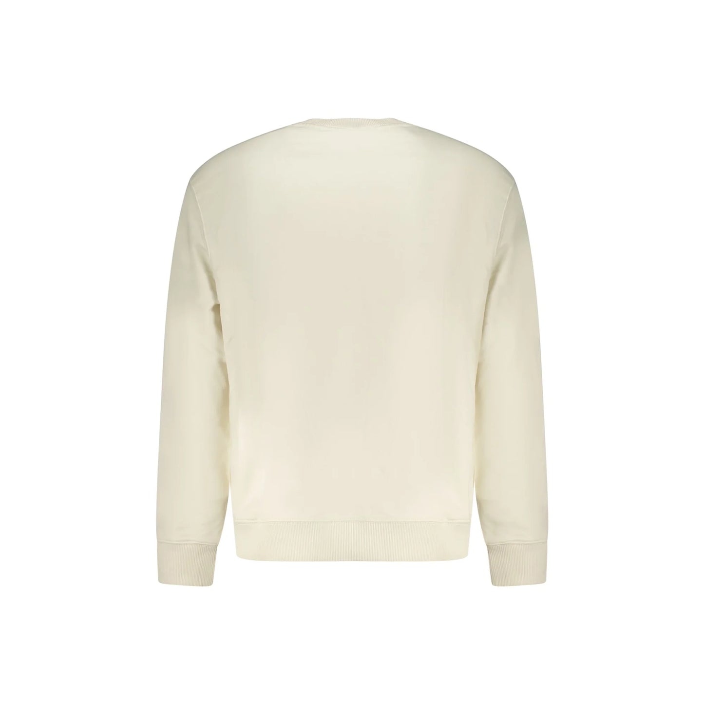 Calvin Klein Felpa Maniche Lunghe Uomo Bianca Ricamo Felpe bianco - vista 2