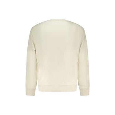 Calvin Klein Felpa Maniche Lunghe Uomo Bianca Ricamo Felpe bianco - vista 2