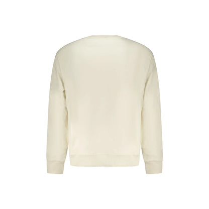 Calvin Klein Felpa Maniche Lunghe Uomo Bianca Ricamo Felpe bianco - vista 2