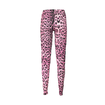 Cavalli Class Pantaloni Leggins Donna Rosa Stampa Logo - vista 2
