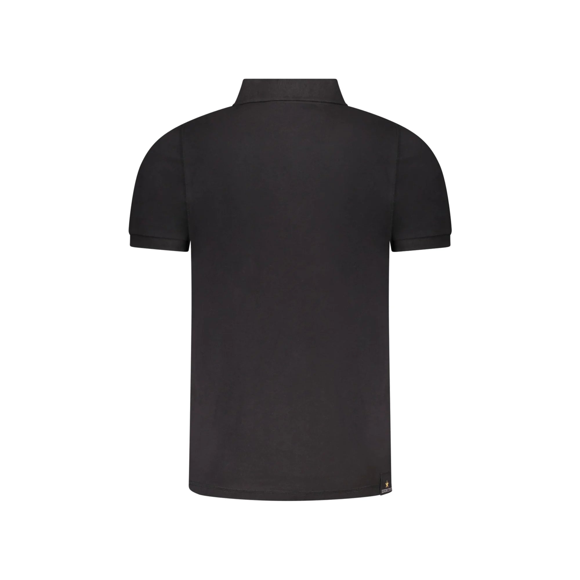 Accademia Militare Polo Maniche Corte Uomo Nera Stampa Logo nero - vista 2