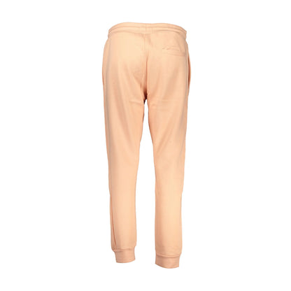 Cavalli Class Pantaloni Tuta Uomo Rosa Ricamo Logo - vista 2