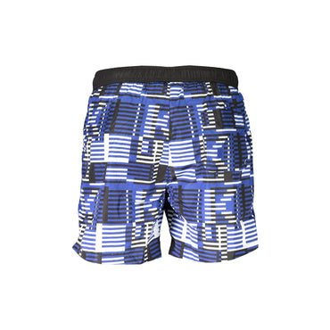 Karl Lagerfeld Beachwear Costume da Mare Uomo Blu con Logo - vista 2