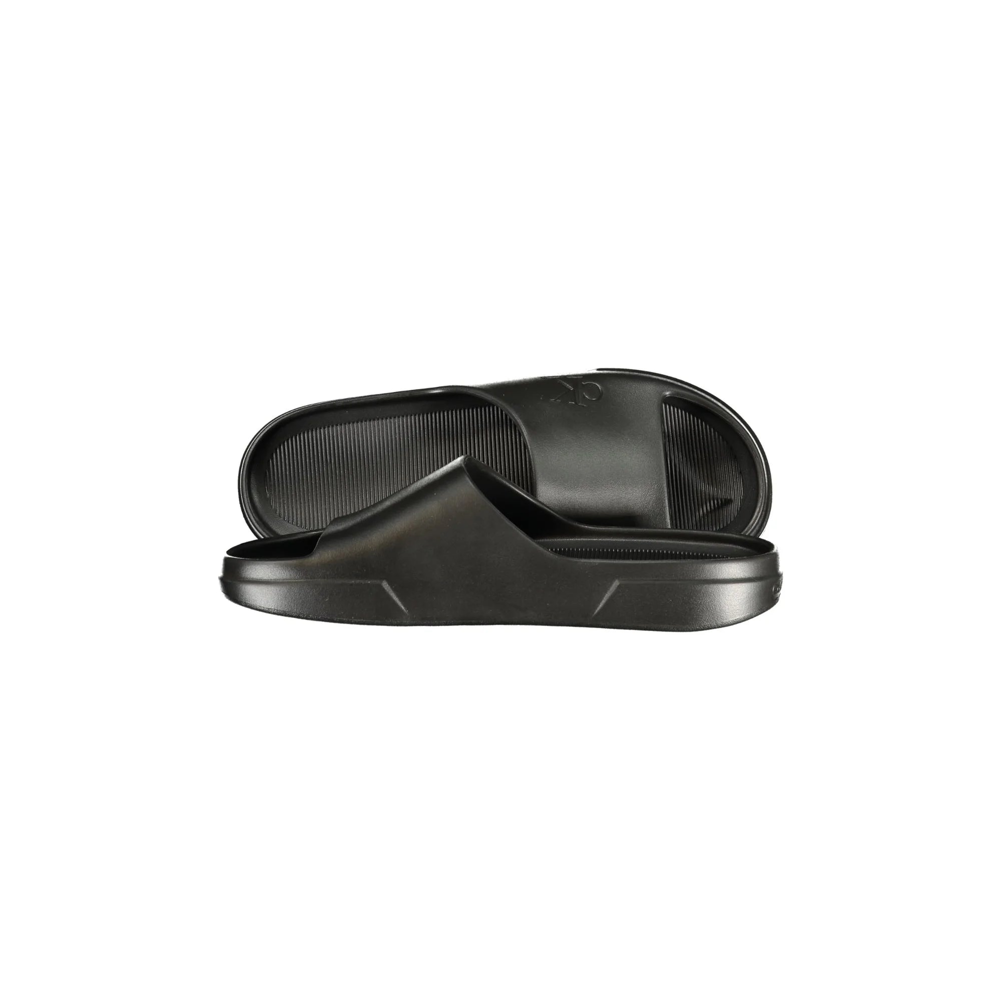 Calvin Klein Ciabatte Uomo Nera Stampa Logo nero - vista 3