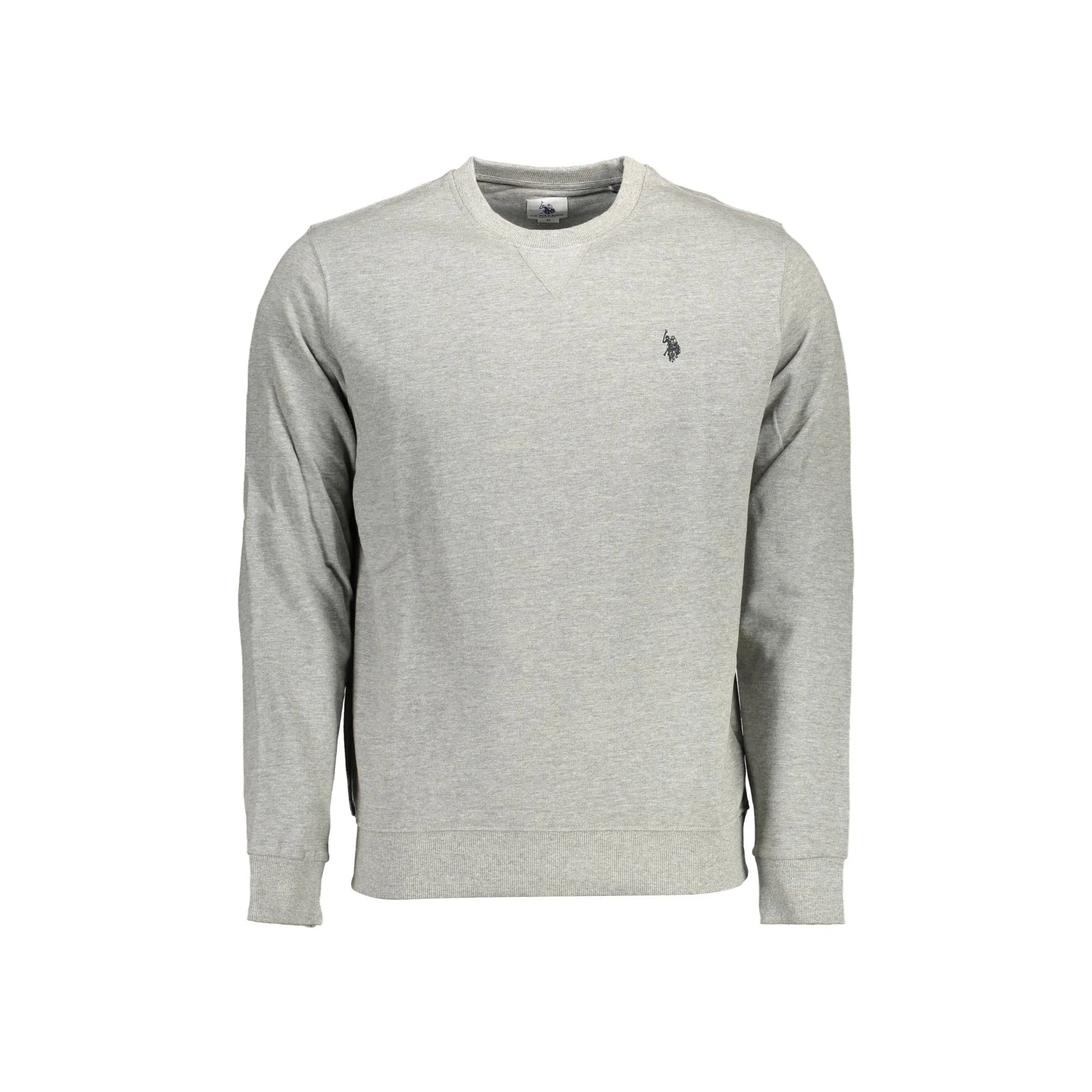 U.S. POLO FELPA SENZA ZIP UOMO GRIGIO