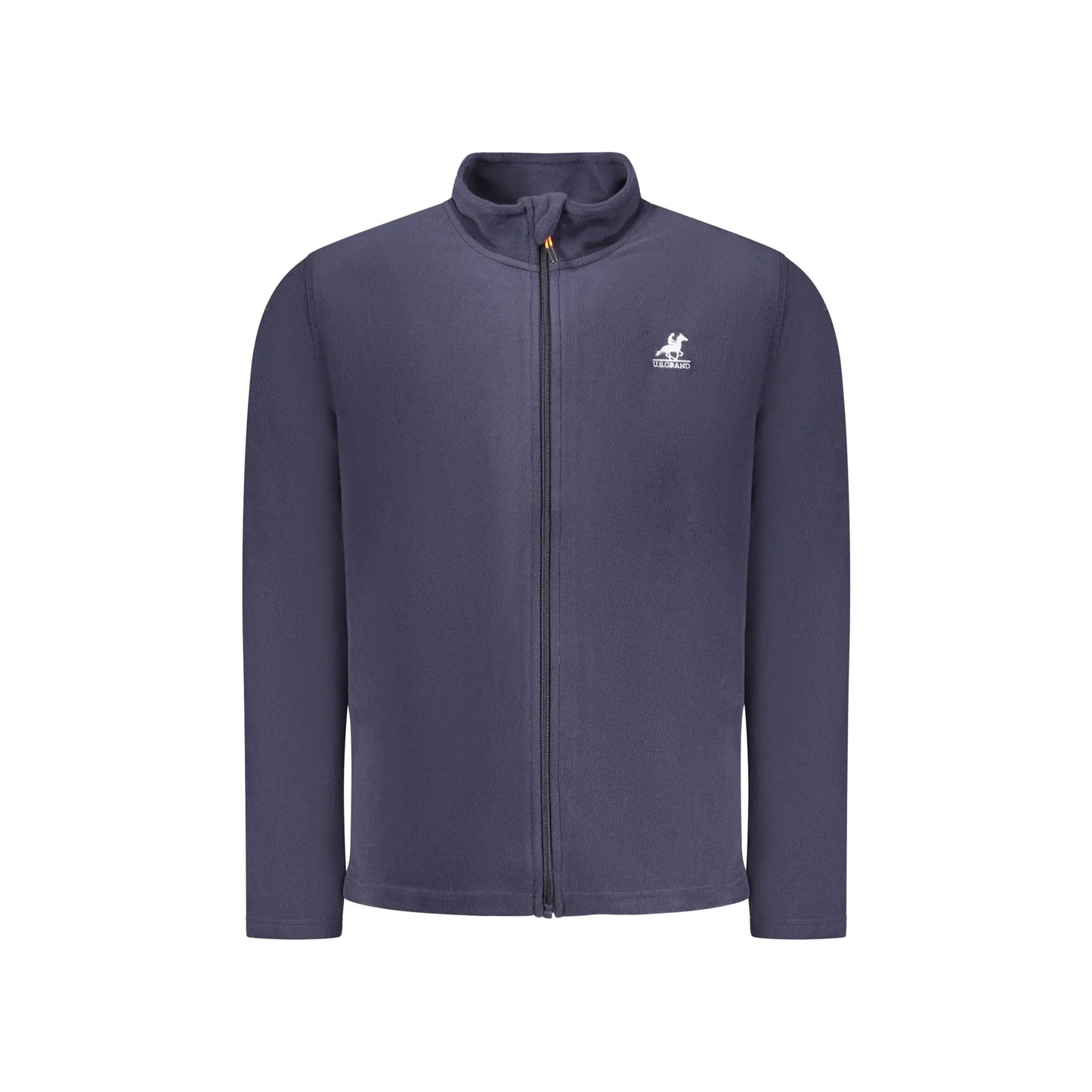 U.S. Grand Felpa Uomo Blu Zip Pile Ricamo Logo Felpe - foto prodotto