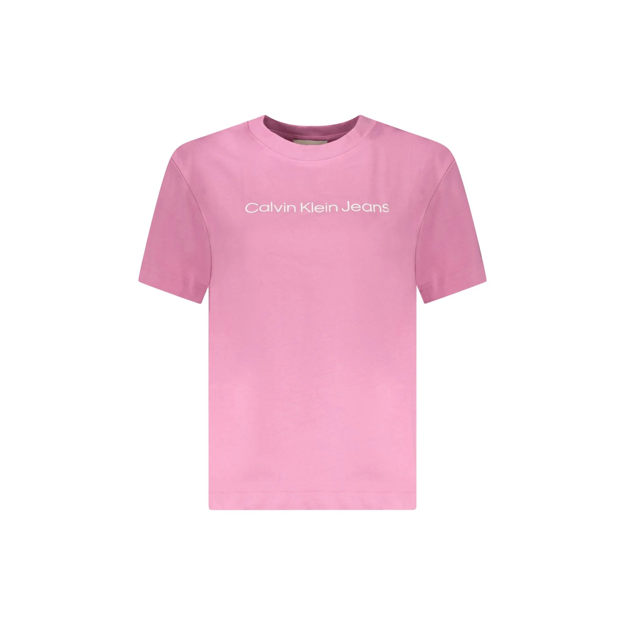 CALVIN KLEIN T-SHIRT MANICHE CORTE DONNA ROSA