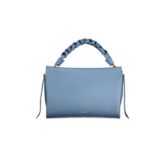 Coccinelle Borsa a Tracolla Pelle Donna Blu Chiusura con Zip e Magneti