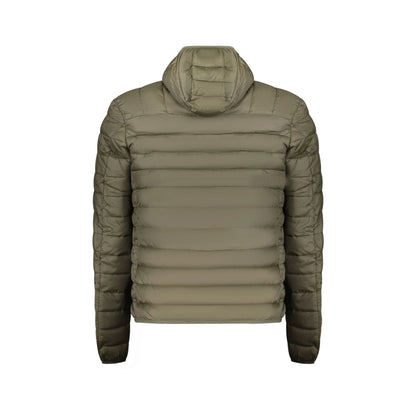 Cavalli Class Giubbotto Uomo Verde con Cappuccio e Imbottitura Leggera Giubbotti e Giacche - vista 2