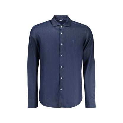 North Sails Camicia Maniche Lunghe Uomo Blu Ricamo Camicie - foto prodotto
