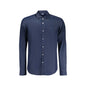 North Sails Camicia Maniche Lunghe Uomo Blu Ricamo Camicie - foto prodotto
