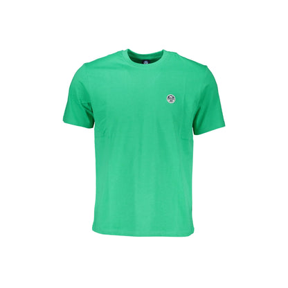 North Sails T-Shirt Uomo Verde Girocollo Cotone Logo - foto prodotto