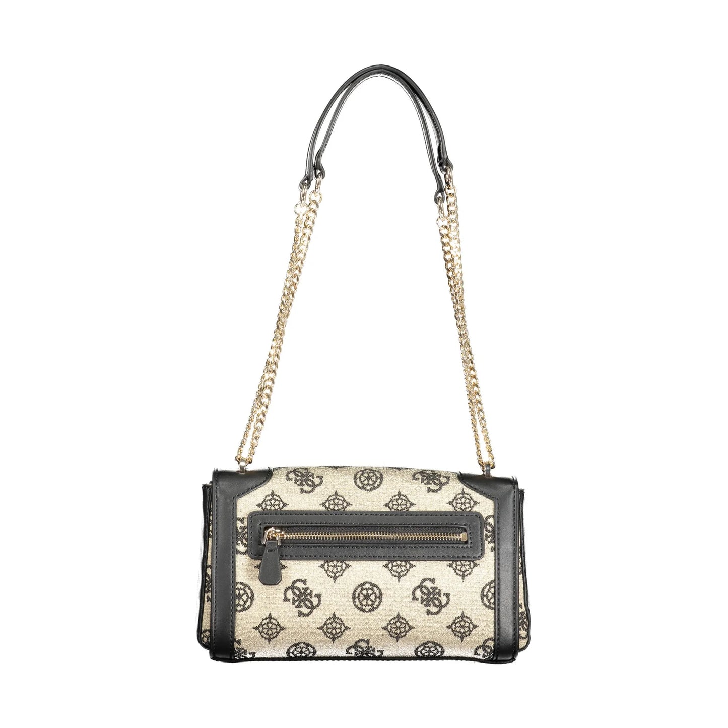 GUESS JEANS Borsa Donna Loralee Nera a Spalla con Catena Borse nero - vista 2