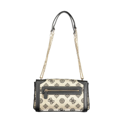 GUESS JEANS Borsa Donna Loralee Nera a Spalla con Catena Borse nero - vista 2