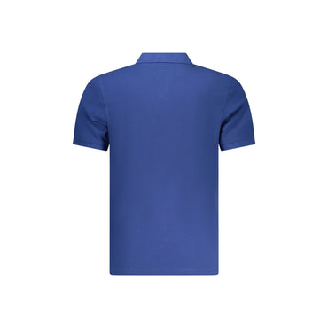 North Sails Polo Uomo Blu Maniche Corte Cotone Logo - vista 2