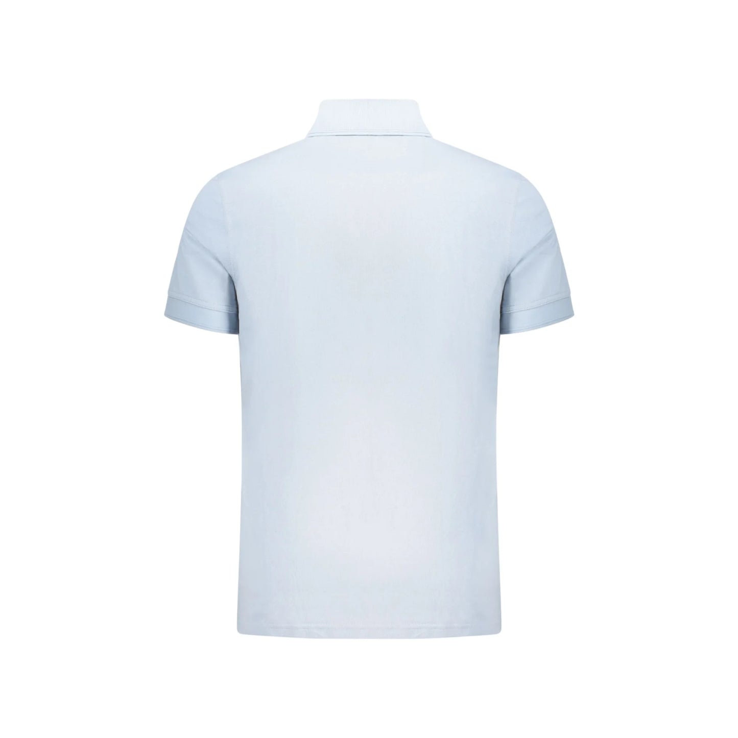 BOSS POLO MANICHE CORTE UOMO AZZURRO