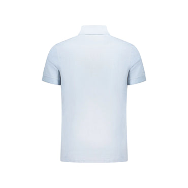 BOSS POLO MANICHE CORTE UOMO AZZURRO