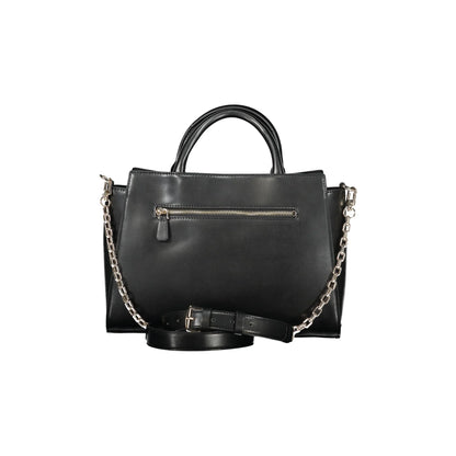 Guess Jeans Borsa a Tracolla Donna Nera Logo Borse nero - vista 2