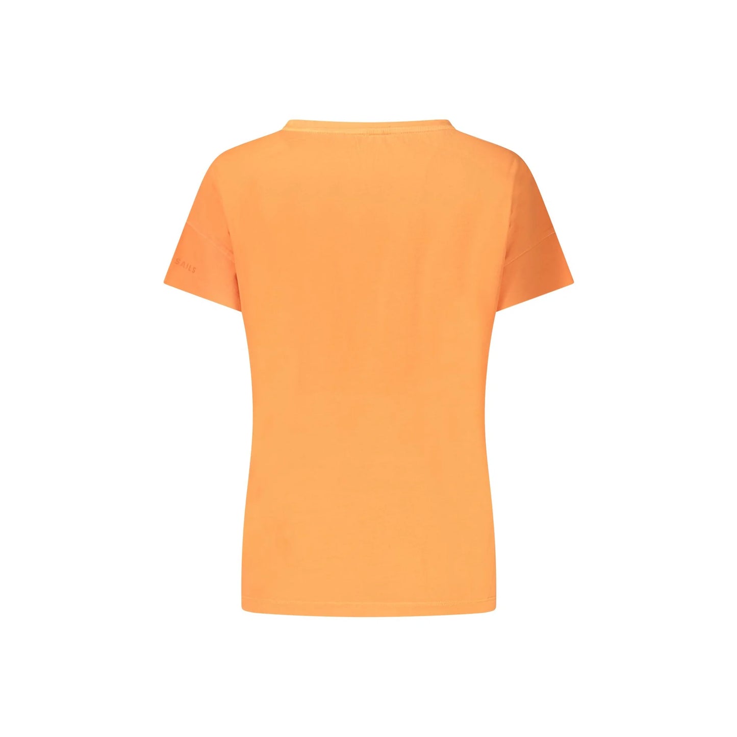 North Sails T-Shirt Maniche Corte Donna Arancione Stampa in Rilievo - vista 2