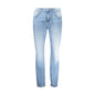 Pepe Jeans Jeans Donna Azzurri Effetto Slavato Logo Azzurro - foto prodotto