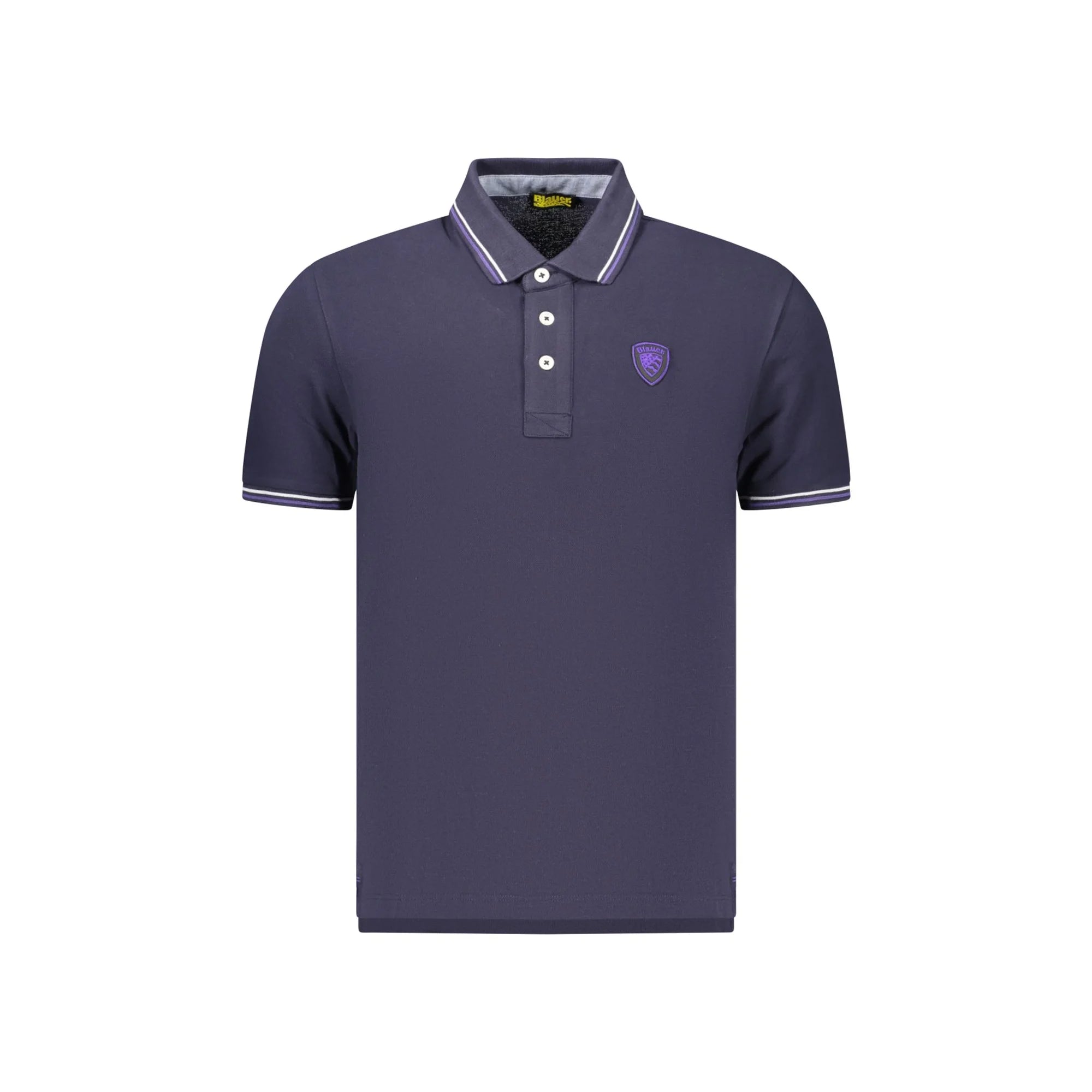 BLAUER APPAREL POLO MANICHE CORTE UOMO BLU