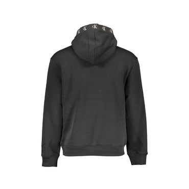 Calvin Klein Felpa Maniche Lunghe Uomo Nera Logo Felpe nero - vista 2