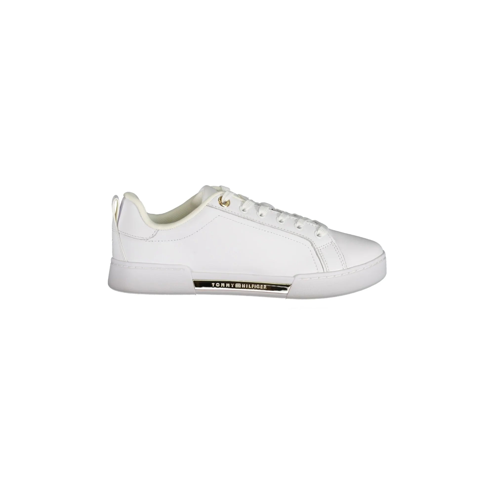 Tommy Hilfiger Sneakers Donna Bianche Stampa Logo Bianco - foto prodotto